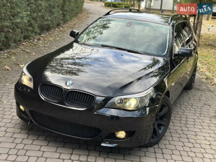 Черный БМВ 5 Серия, объемом двигателя 3 л и пробегом 400 тыс. км за 7400 $, фото 1 на Automoto.ua