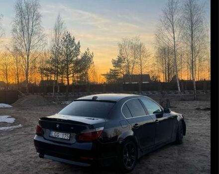 Черный БМВ 5 Серия, объемом двигателя 3 л и пробегом 407 тыс. км за 4100 $, фото 1 на Automoto.ua