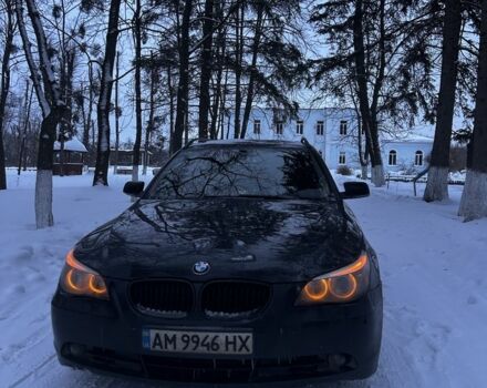 Черный БМВ 5 Серия, объемом двигателя 3 л и пробегом 380 тыс. км за 7999 $, фото 1 на Automoto.ua