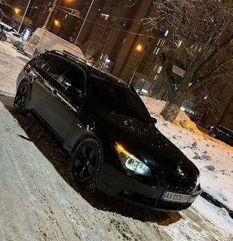 Черный БМВ 5 Серия, объемом двигателя 2.99 л и пробегом 346 тыс. км за 10500 $, фото 1 на Automoto.ua