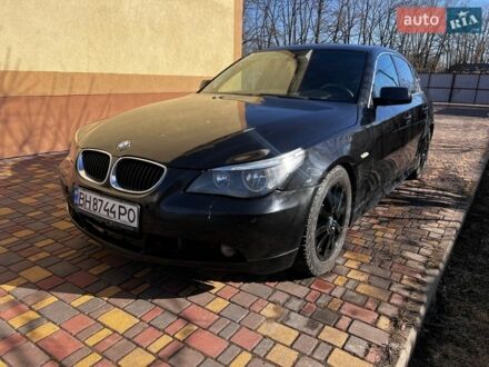 Черный БМВ 5 Серия, объемом двигателя 3 л и пробегом 420 тыс. км за 5900 $, фото 1 на Automoto.ua