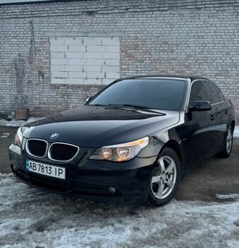 Черный БМВ 5 Серия, объемом двигателя 2.2 л и пробегом 356 тыс. км за 6500 $, фото 1 на Automoto.ua