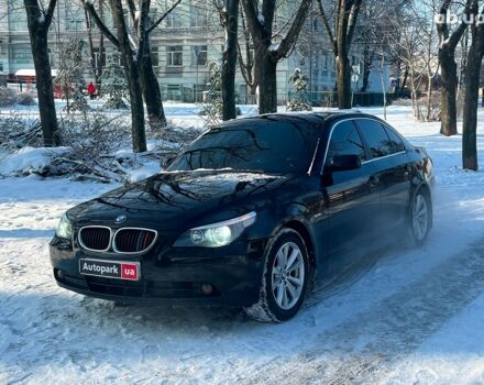 Черный БМВ 5 Серия, объемом двигателя 2.5 л и пробегом 304 тыс. км за 7990 $, фото 1 на Automoto.ua
