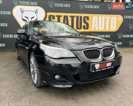 Чорний БМВ 5 Серія, об'ємом двигуна 3 л та пробігом 148 тис. км за 8100 $, фото 1 на Automoto.ua