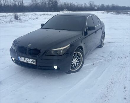 Черный БМВ 5 Серия, объемом двигателя 2.5 л и пробегом 350 тыс. км за 6600 $, фото 1 на Automoto.ua