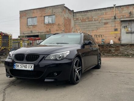 Черный БМВ 5 Серия, объемом двигателя 2.5 л и пробегом 370 тыс. км за 7500 $, фото 1 на Automoto.ua