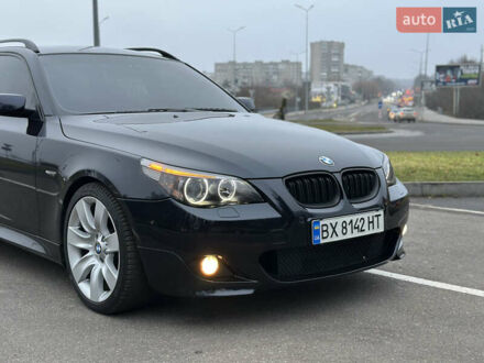 Чорний БМВ 5 Серія, об'ємом двигуна 3 л та пробігом 338 тис. км за 9500 $, фото 1 на Automoto.ua