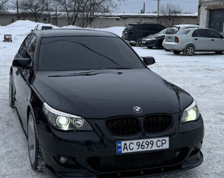 Черный БМВ 5 Серия, объемом двигателя 2.5 л и пробегом 221 тыс. км за 10499 $, фото 1 на Automoto.ua