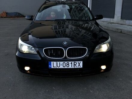 Черный БМВ 5 Серия, объемом двигателя 2.5 л и пробегом 320 тыс. км за 4200 $, фото 1 на Automoto.ua