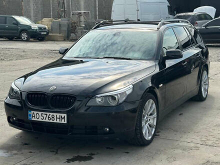 Черный БМВ 5 Серия, объемом двигателя 2.99 л и пробегом 308 тыс. км за 8700 $, фото 1 на Automoto.ua