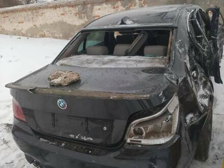 Черный БМВ 5 Серия, объемом двигателя 2.5 л и пробегом 250 тыс. км за 1800 $, фото 1 на Automoto.ua