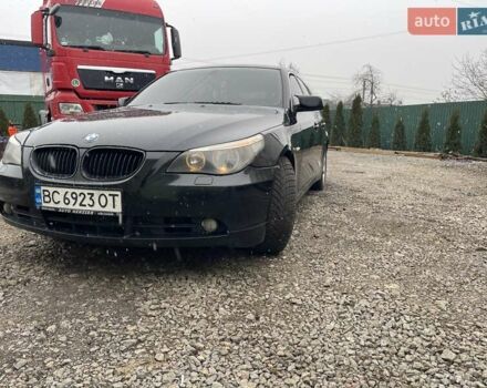 Черный БМВ 5 Серия, объемом двигателя 2.5 л и пробегом 360 тыс. км за 8500 $, фото 1 на Automoto.ua