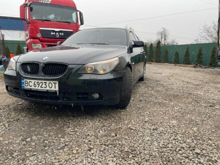Черный БМВ 5 Серия, объемом двигателя 2.5 л и пробегом 330 тыс. км за 8500 $, фото 1 на Automoto.ua
