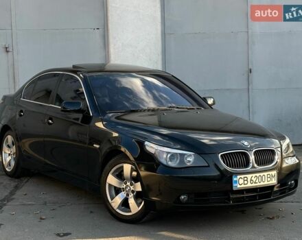 Черный БМВ 5 Серия, объемом двигателя 3 л и пробегом 360 тыс. км за 7550 $, фото 1 на Automoto.ua
