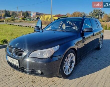 Черный БМВ 5 Серия, объемом двигателя 2.5 л и пробегом 342 тыс. км за 8500 $, фото 1 на Automoto.ua