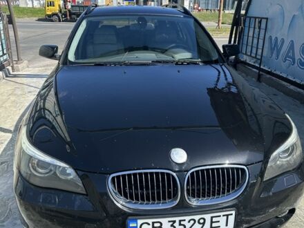 Черный БМВ 5 Серия, объемом двигателя 3 л и пробегом 350 тыс. км за 4900 $, фото 1 на Automoto.ua