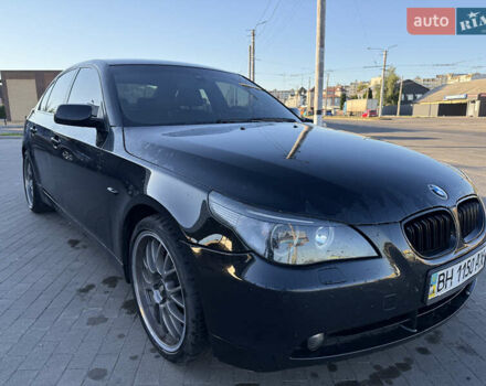 Черный БМВ 5 Серия, объемом двигателя 2.5 л и пробегом 281 тыс. км за 7500 $, фото 1 на Automoto.ua