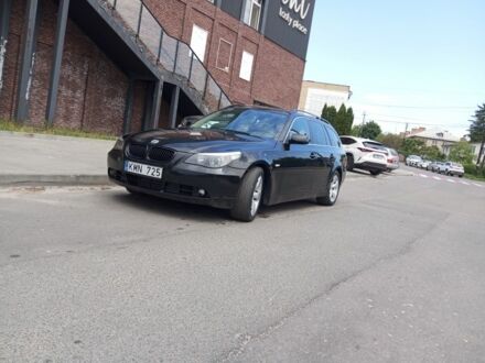 Черный БМВ 5 Серия, объемом двигателя 0.25 л и пробегом 274 тыс. км за 4600 $, фото 1 на Automoto.ua