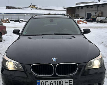 Черный БМВ 5 Серия, объемом двигателя 2 л и пробегом 277 тыс. км за 8300 $, фото 1 на Automoto.ua