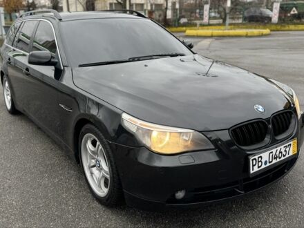Черный БМВ 5 Серия, объемом двигателя 2.5 л и пробегом 308 тыс. км за 4500 $, фото 1 на Automoto.ua