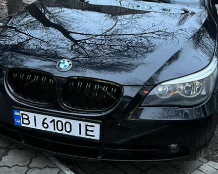 Черный БМВ 5 Серия, объемом двигателя 2.5 л и пробегом 260 тыс. км за 9200 $, фото 1 на Automoto.ua