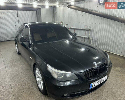 Чорний БМВ 5 Серія, об'ємом двигуна 3 л та пробігом 389 тис. км за 7800 $, фото 1 на Automoto.ua