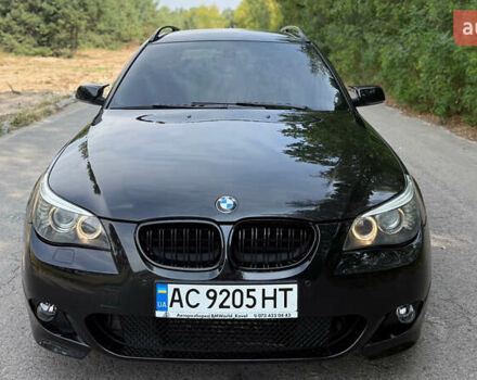 Черный БМВ 5 Серия, объемом двигателя 3 л и пробегом 440 тыс. км за 10300 $, фото 1 на Automoto.ua
