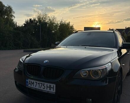 Черный БМВ 5 Серия, объемом двигателя 2 л и пробегом 343 тыс. км за 7300 $, фото 1 на Automoto.ua