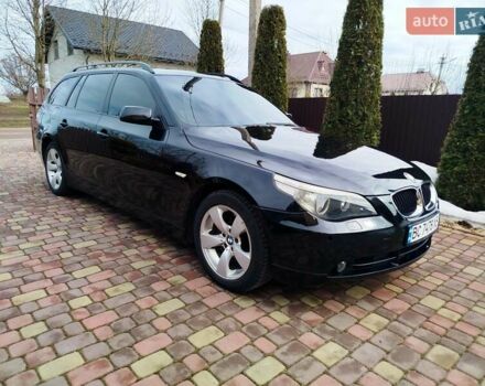 Черный БМВ 5 Серия, объемом двигателя 3 л и пробегом 302 тыс. км за 7999 $, фото 1 на Automoto.ua