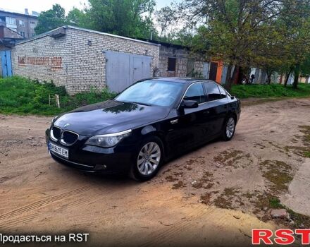 Черный БМВ 5 Серия, объемом двигателя 2 л и пробегом 324 тыс. км за 8200 $, фото 1 на Automoto.ua