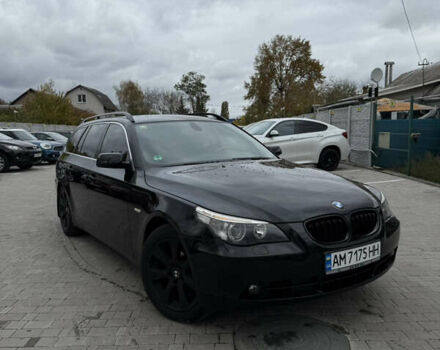 Чорний БМВ 5 Серія, об'ємом двигуна 2 л та пробігом 338 тис. км за 7300 $, фото 1 на Automoto.ua