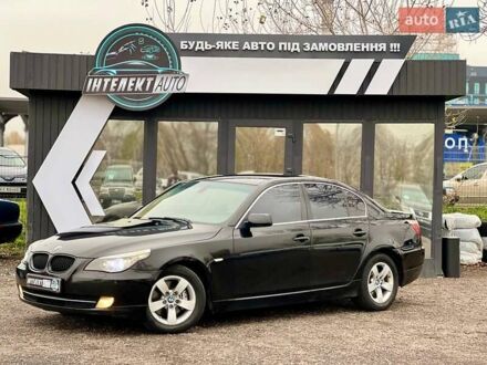 Черный БМВ 5 Серия, объемом двигателя 2 л и пробегом 346 тыс. км за 9700 $, фото 1 на Automoto.ua