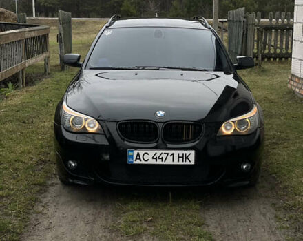 Черный БМВ 5 Серия, объемом двигателя 2 л и пробегом 316 тыс. км за 9000 $, фото 1 на Automoto.ua
