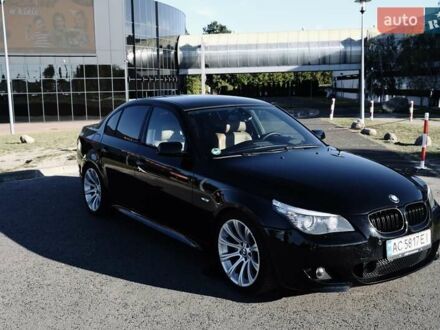 Черный БМВ 5 Серия, объемом двигателя 3 л и пробегом 386 тыс. км за 19500 $, фото 1 на Automoto.ua