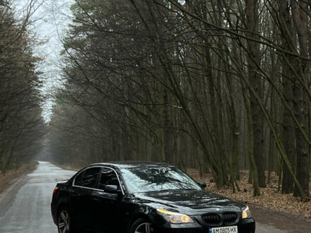 Черный БМВ 5 Серия, объемом двигателя 2.5 л и пробегом 280 тыс. км за 9700 $, фото 1 на Automoto.ua