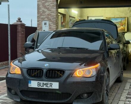 Черный БМВ 5 Серия, объемом двигателя 3 л и пробегом 320 тыс. км за 12500 $, фото 1 на Automoto.ua