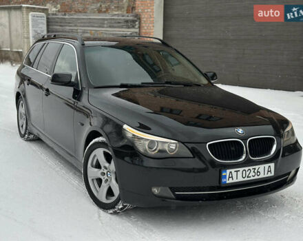 Черный БМВ 5 Серия, объемом двигателя 2 л и пробегом 304 тыс. км за 8500 $, фото 1 на Automoto.ua