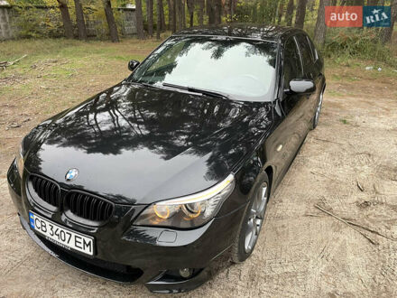 Черный БМВ 5 Серия, объемом двигателя 3 л и пробегом 350 тыс. км за 9800 $, фото 1 на Automoto.ua