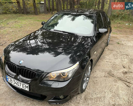 Черный БМВ 5 Серия, объемом двигателя 3 л и пробегом 350 тыс. км за 9800 $, фото 1 на Automoto.ua