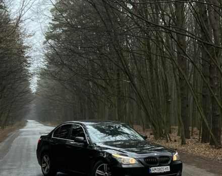 Черный БМВ 5 Серия, объемом двигателя 2.5 л и пробегом 279 тыс. км за 9700 $, фото 1 на Automoto.ua