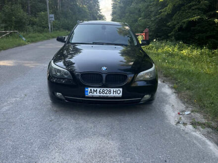 Черный БМВ 5 Серия, объемом двигателя 2.5 л и пробегом 270 тыс. км за 10100 $, фото 1 на Automoto.ua