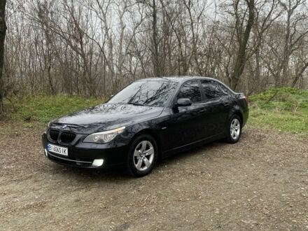 Черный БМВ 5 Серия, объемом двигателя 2 л и пробегом 340 тыс. км за 9500 $, фото 1 на Automoto.ua