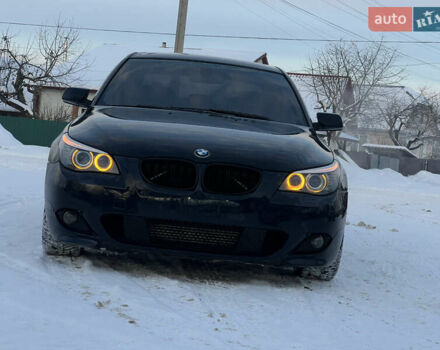 Чорний БМВ 5 Серія, об'ємом двигуна 2 л та пробігом 420 тис. км за 9499 $, фото 1 на Automoto.ua