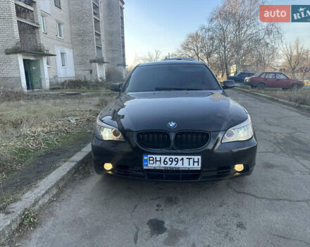 Чорний БМВ 5 Серія, об'ємом двигуна 3 л та пробігом 292 тис. км за 7500 $, фото 1 на Automoto.ua