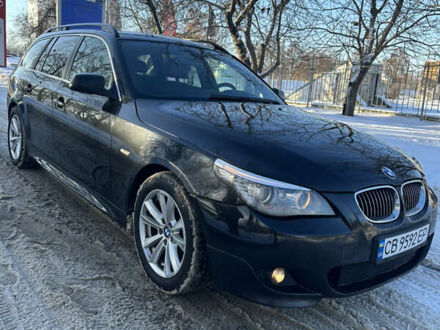 Чорний БМВ 5 Серія, об'ємом двигуна 2 л та пробігом 395 тис. км за 7200 $, фото 1 на Automoto.ua