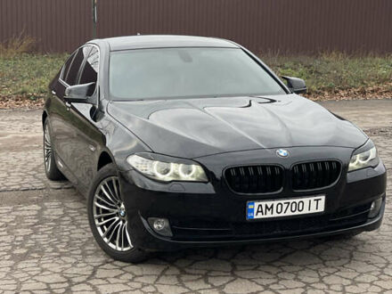 Чорний БМВ 5 Серія, об'ємом двигуна 2 л та пробігом 316 тис. км за 12999 $, фото 1 на Automoto.ua
