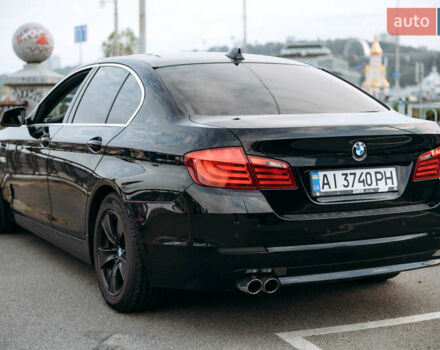 Чорний БМВ 5 Серія, об'ємом двигуна 2 л та пробігом 240 тис. км за 13200 $, фото 1 на Automoto.ua