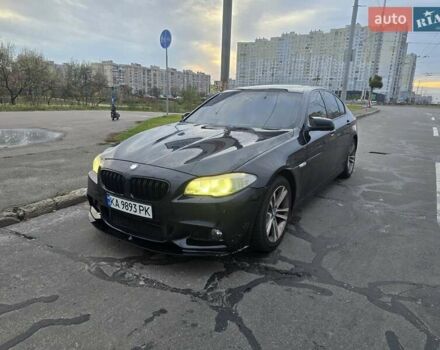 Чорний БМВ 5 Серія, об'ємом двигуна 3 л та пробігом 266 тис. км за 13600 $, фото 1 на Automoto.ua