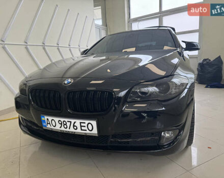 Черный БМВ 5 Серия, объемом двигателя 2 л и пробегом 360 тыс. км за 13000 $, фото 1 на Automoto.ua