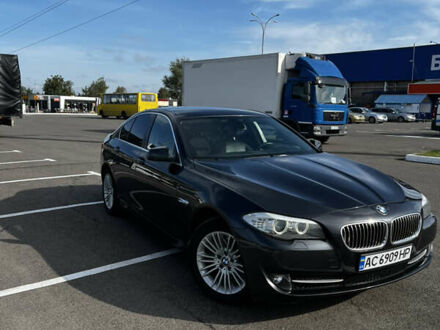 Черный БМВ 5 Серия, объемом двигателя 2 л и пробегом 374 тыс. км за 14800 $, фото 1 на Automoto.ua